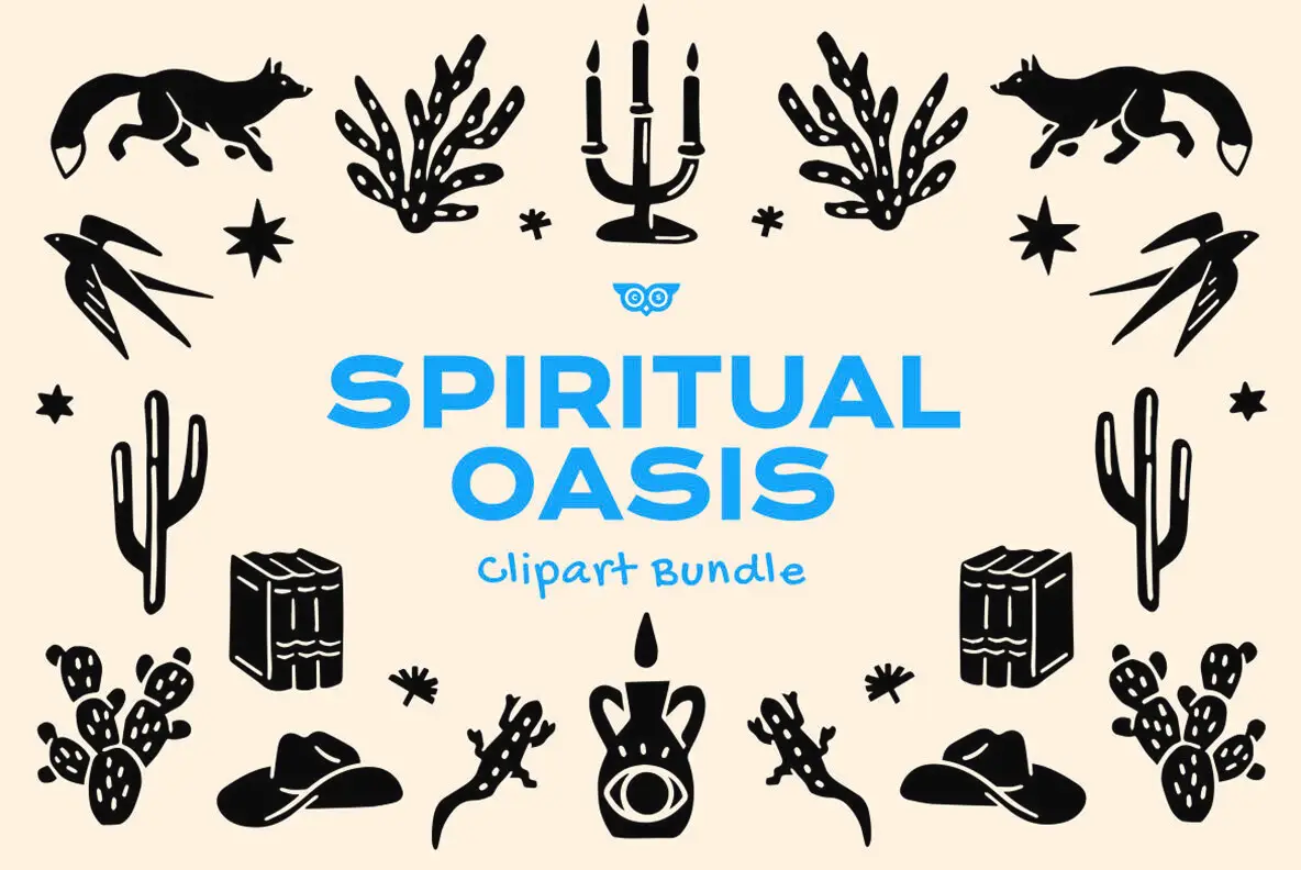 Spiritual Oasis Clipart Bundle