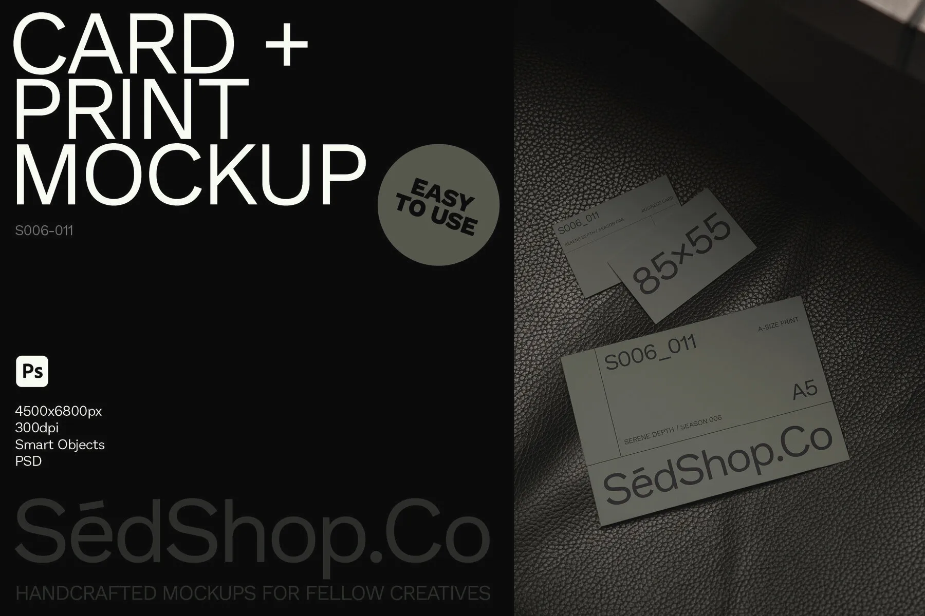 Business Card and Print Mockup S006-011