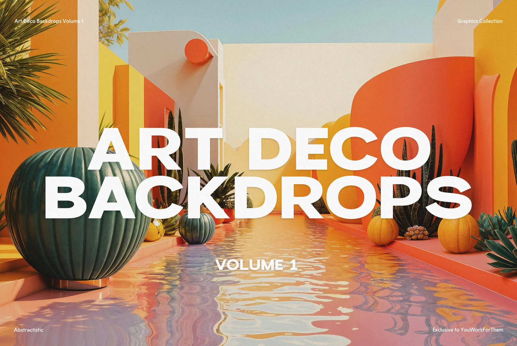 Art Deco Backdrops Volume 1