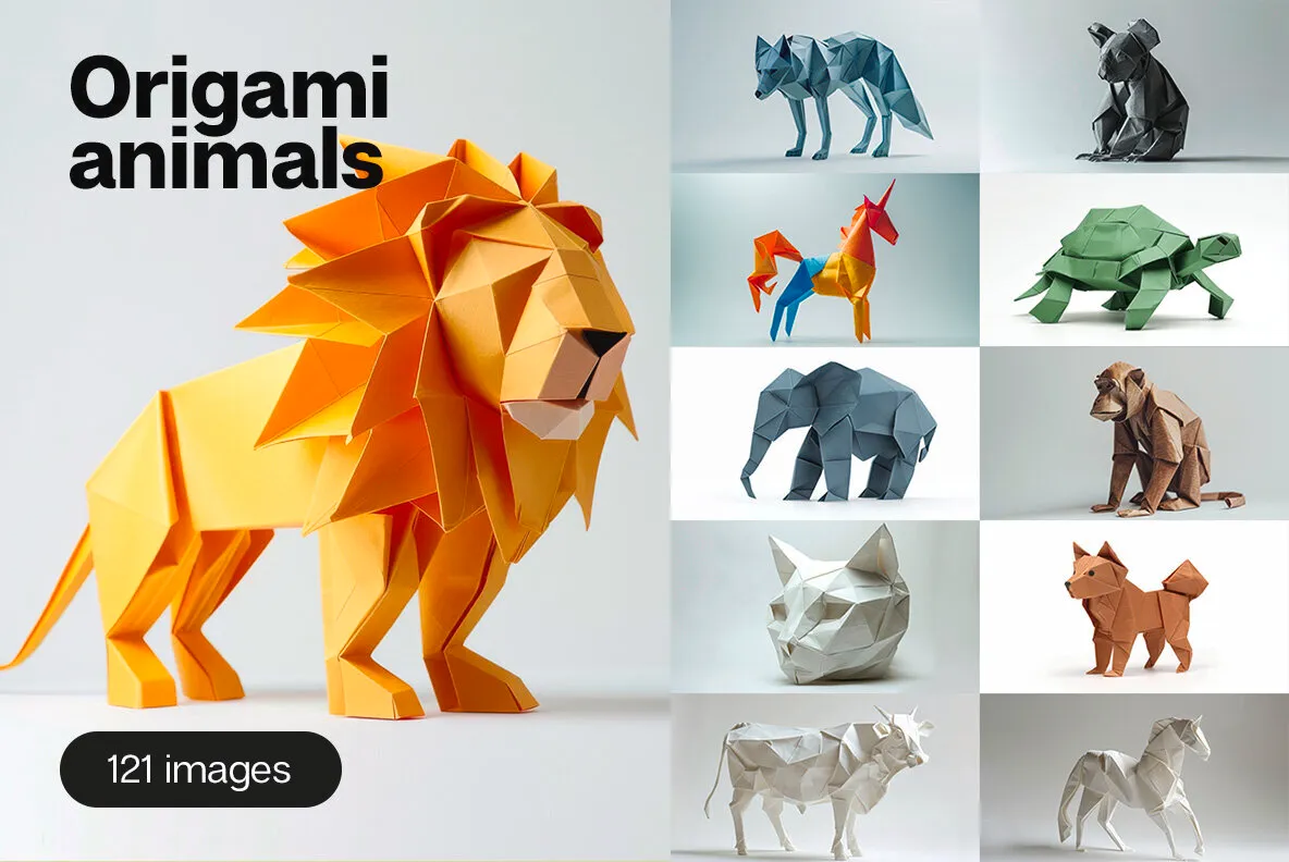 Origami animals