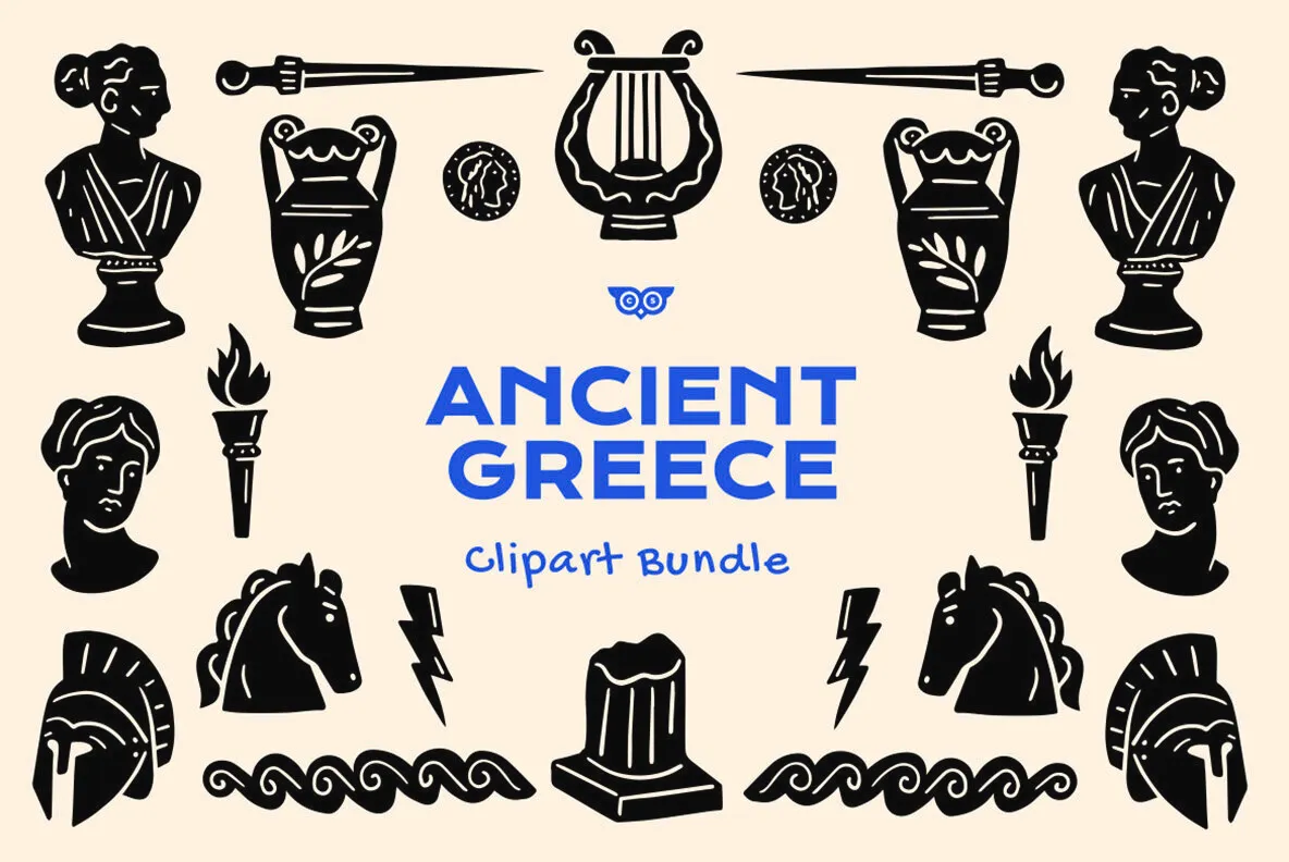 Ancient Greece Clipart Bundle