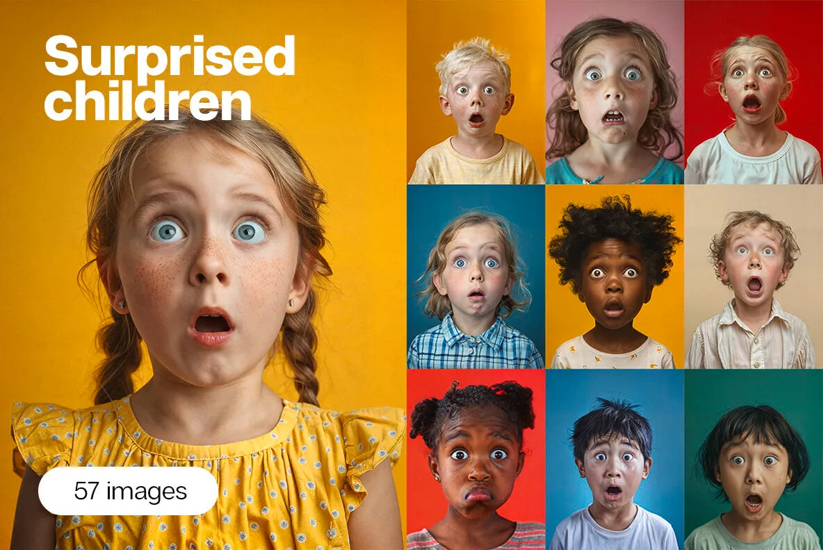 Surprised children