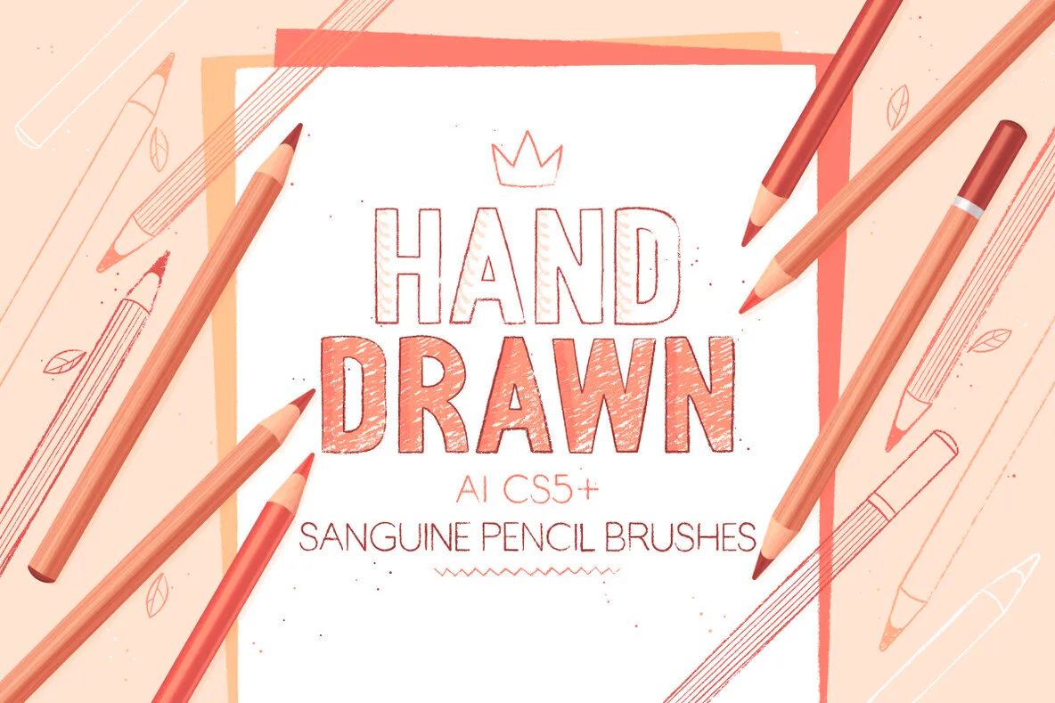 Sanguine Pencil Brushes