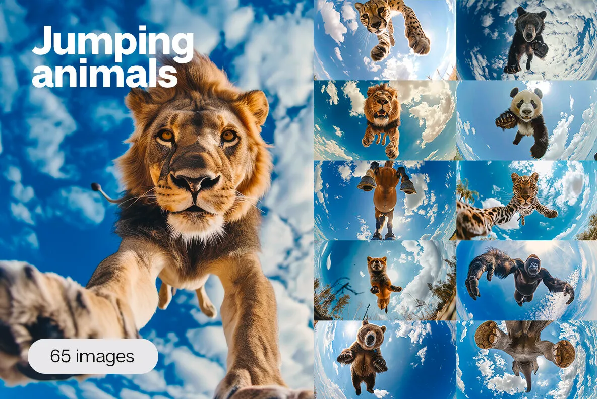 Jumping animals