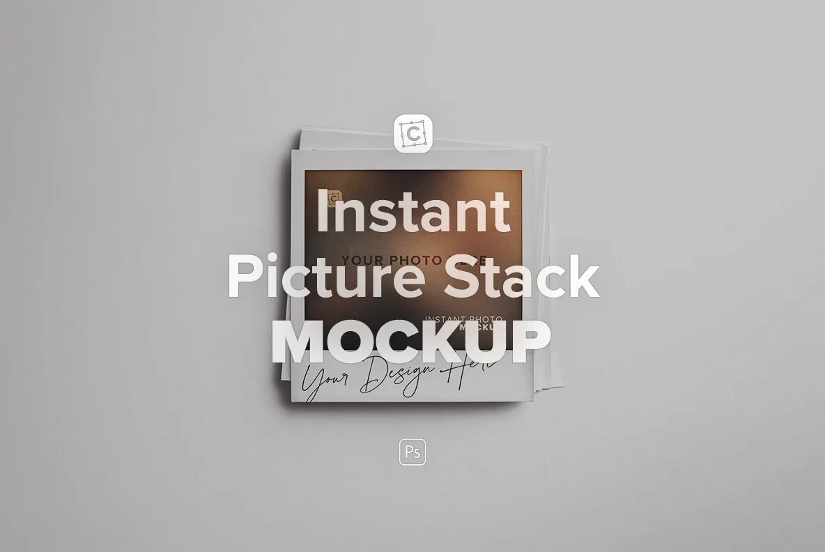 Instant Pictures Mockup Pile