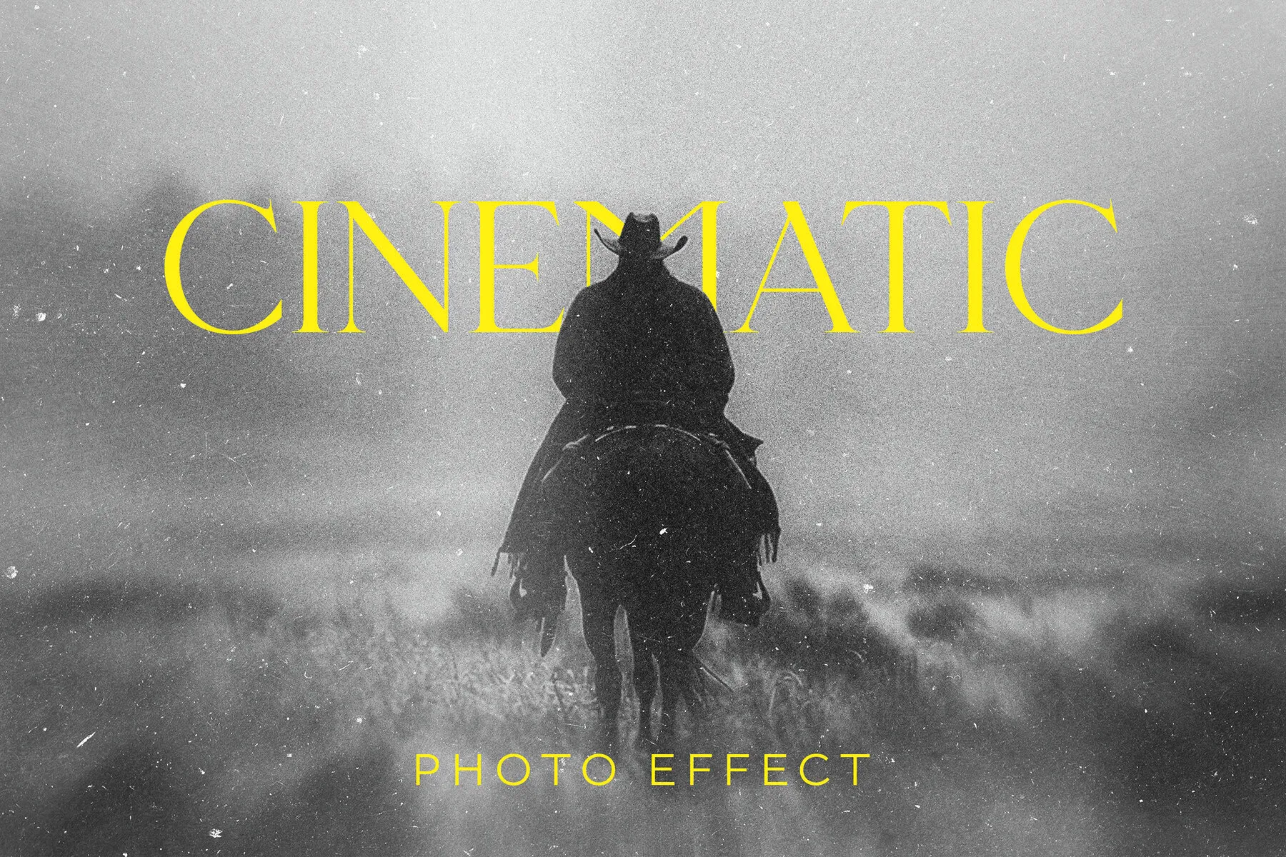 B&W Cinematic Photo Effect