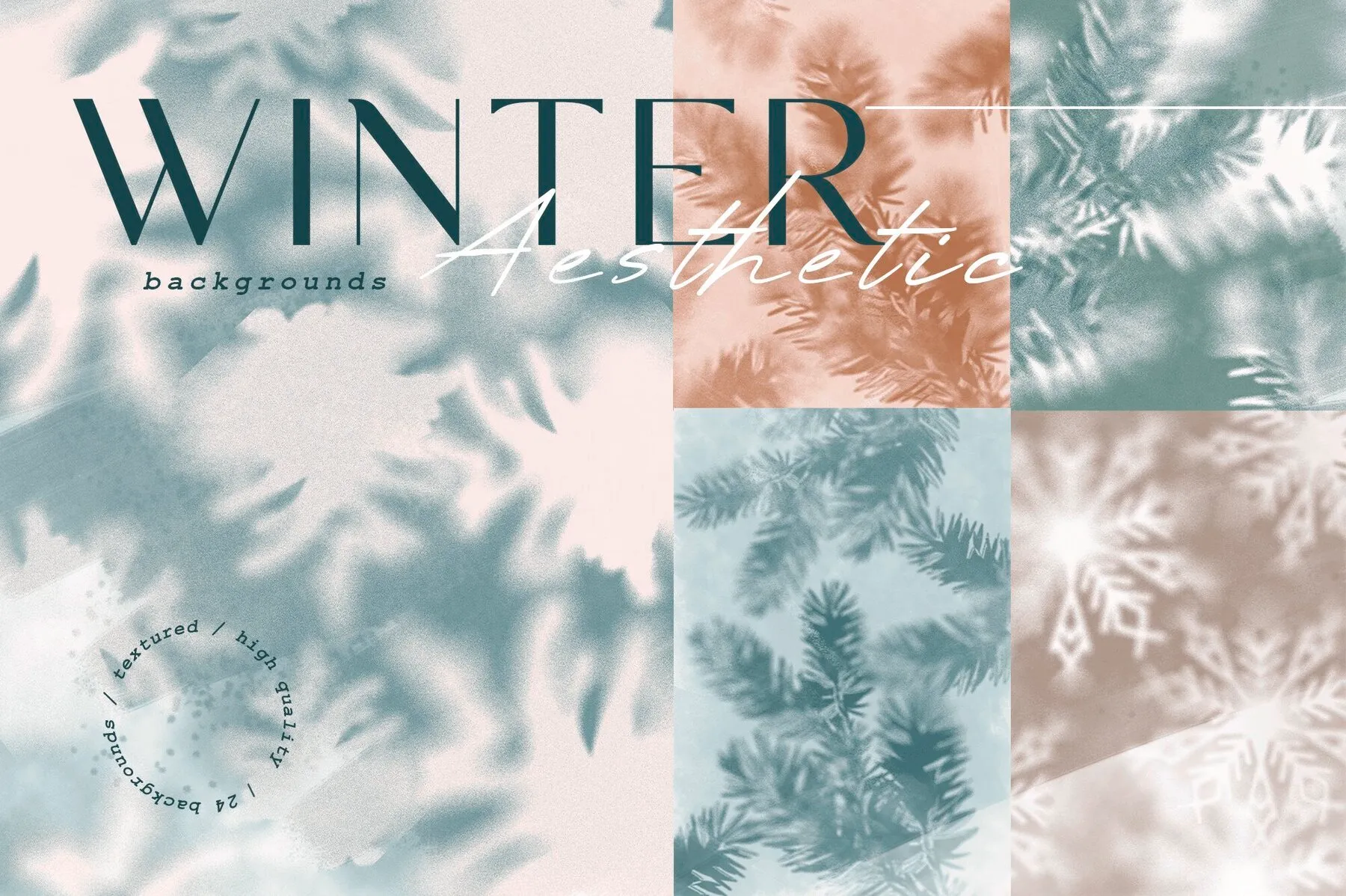 Winter abstract backgrounds