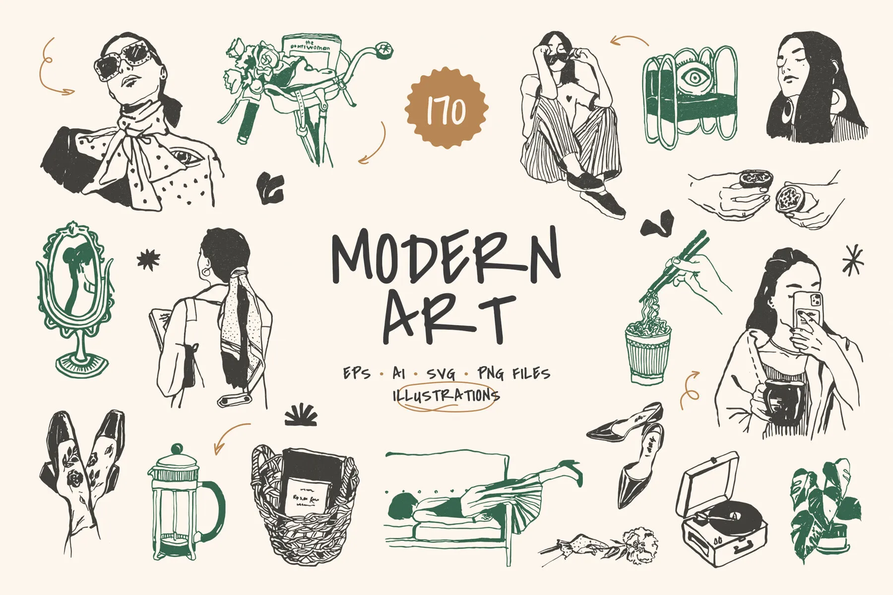 Modern Art Illustrations