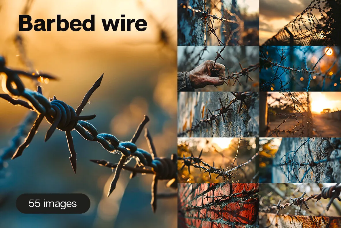 Barbed wire