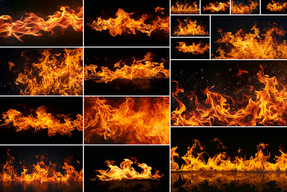 Fire flames Graphics - YouWorkForThem