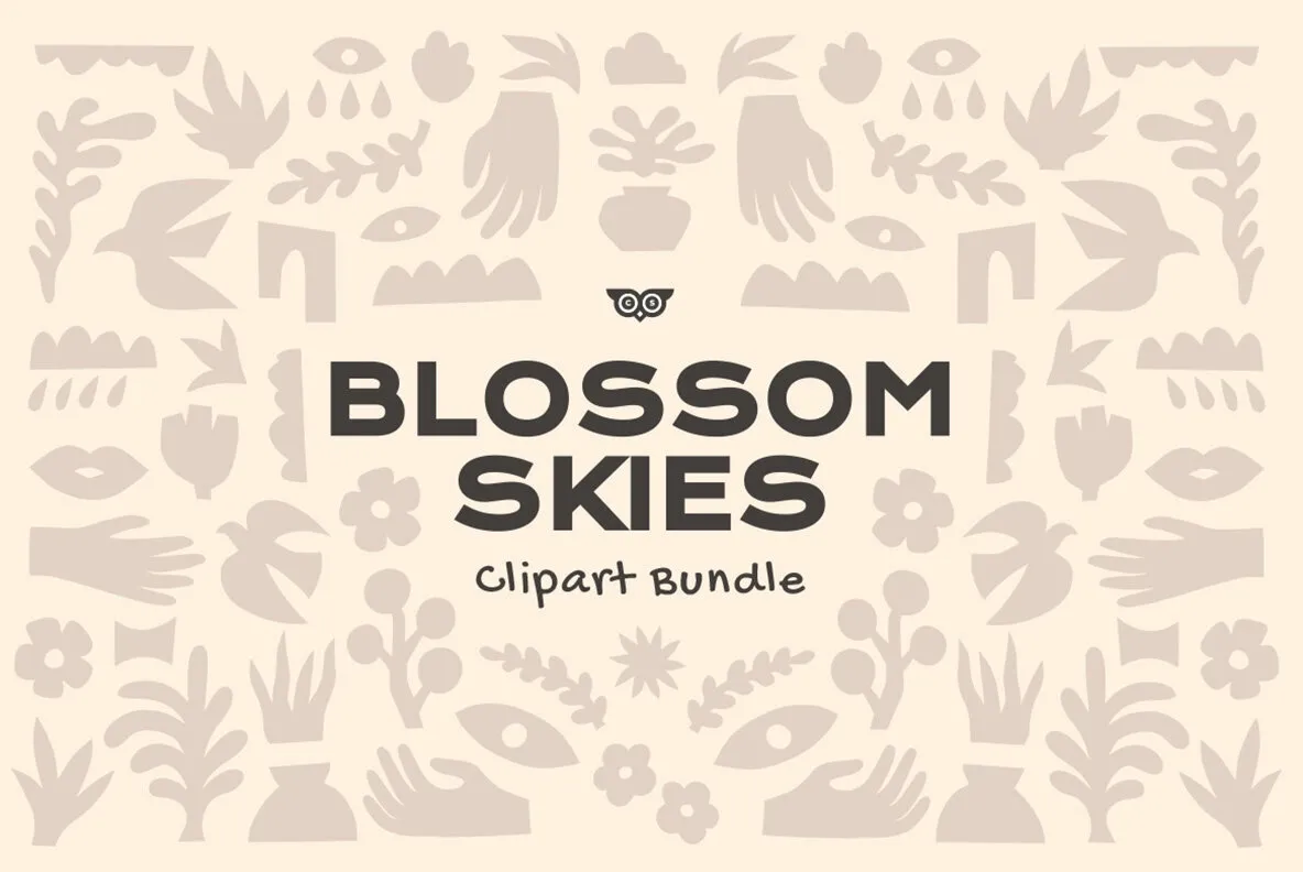 Blossom Skies Clipart Bundle