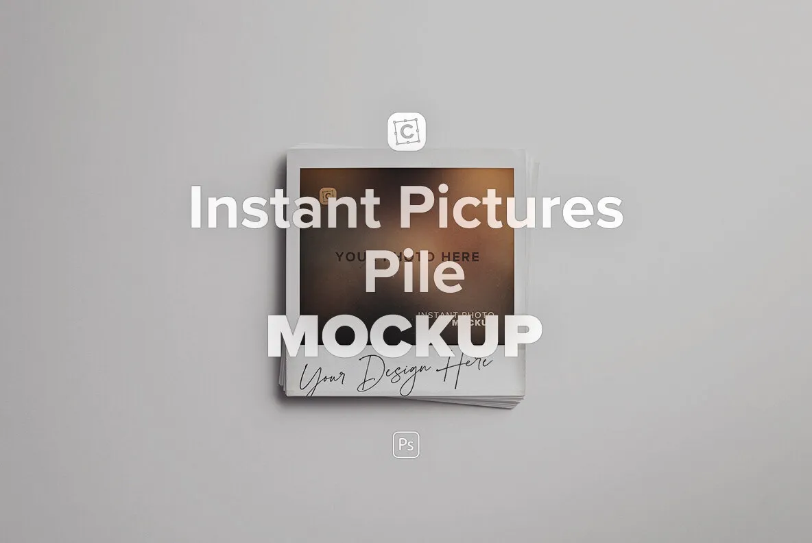 Instant Pictures Mockup Pile