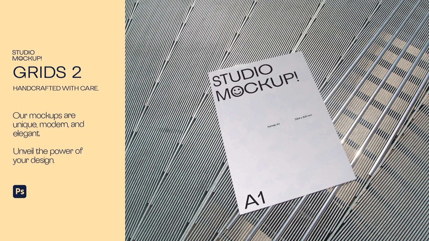 ARLES SERIES - A1 and A1 Grid Poster Mockup Graphics