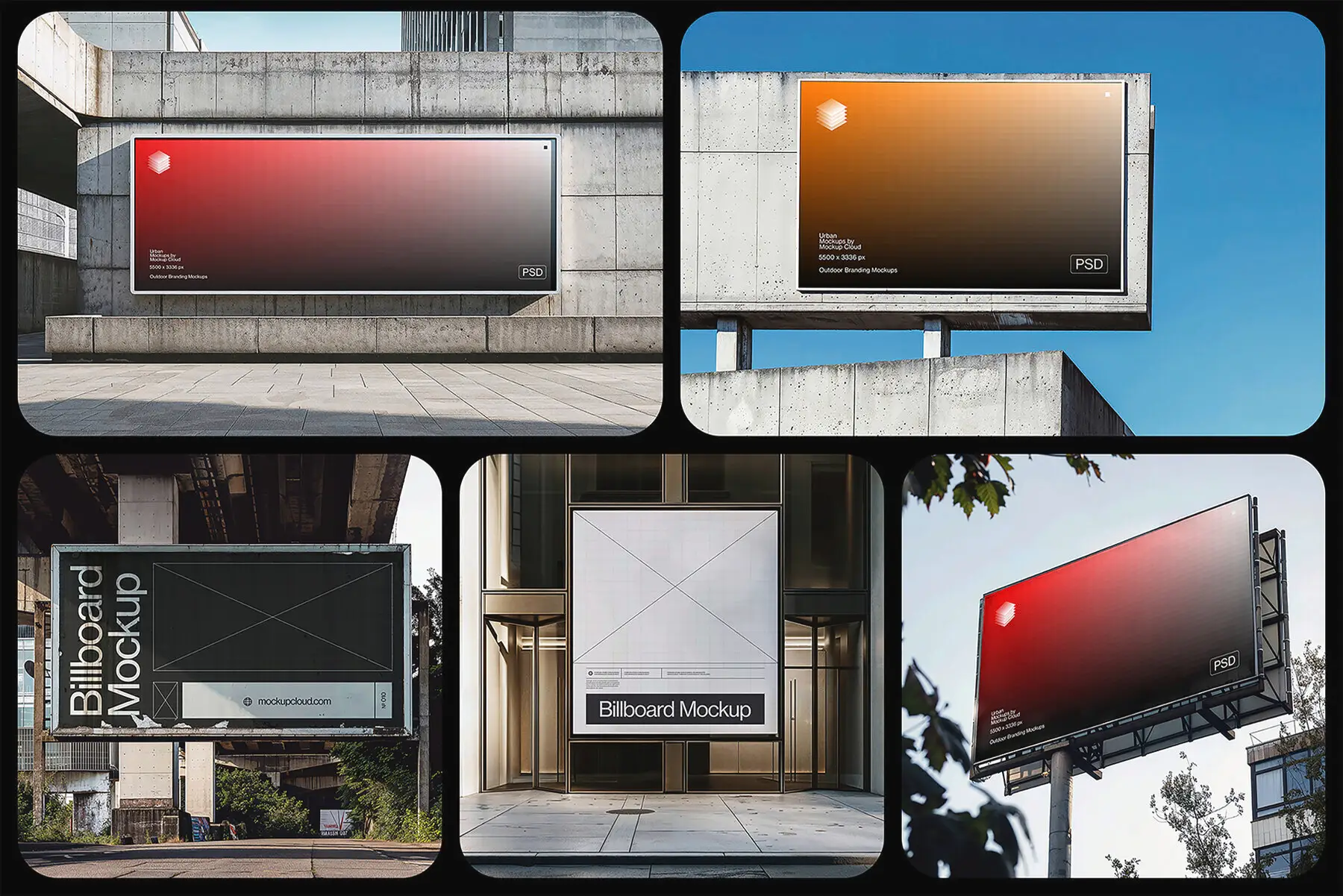 Billboard Advertising Mockups Vol. 1