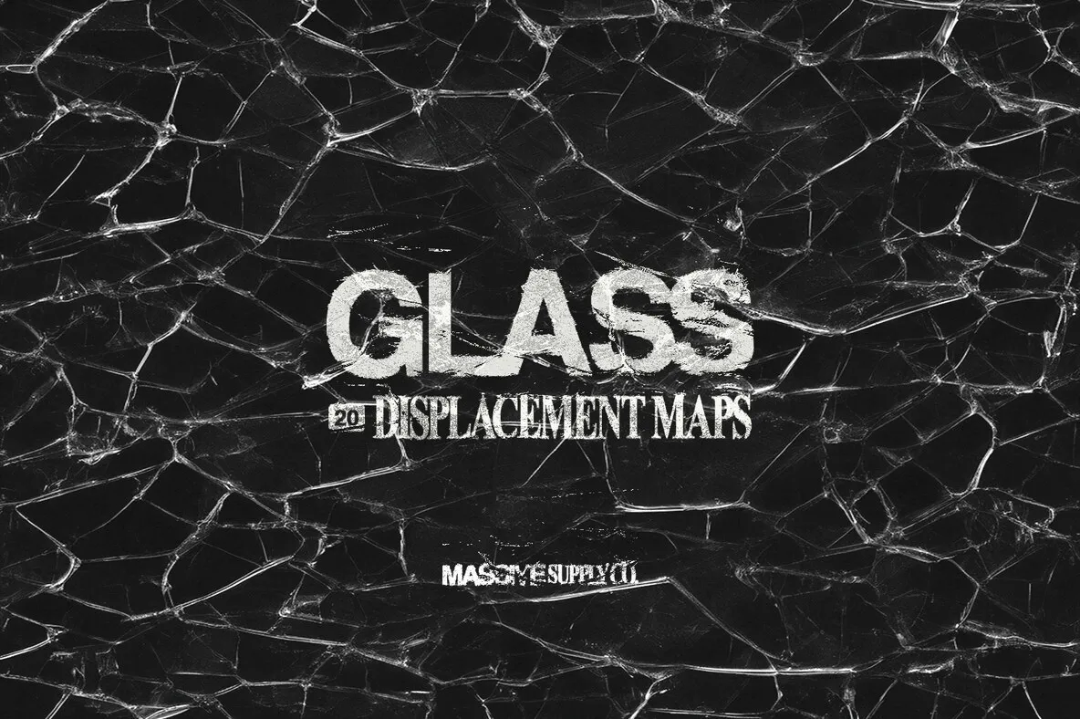 Glass Displacement Map Pack