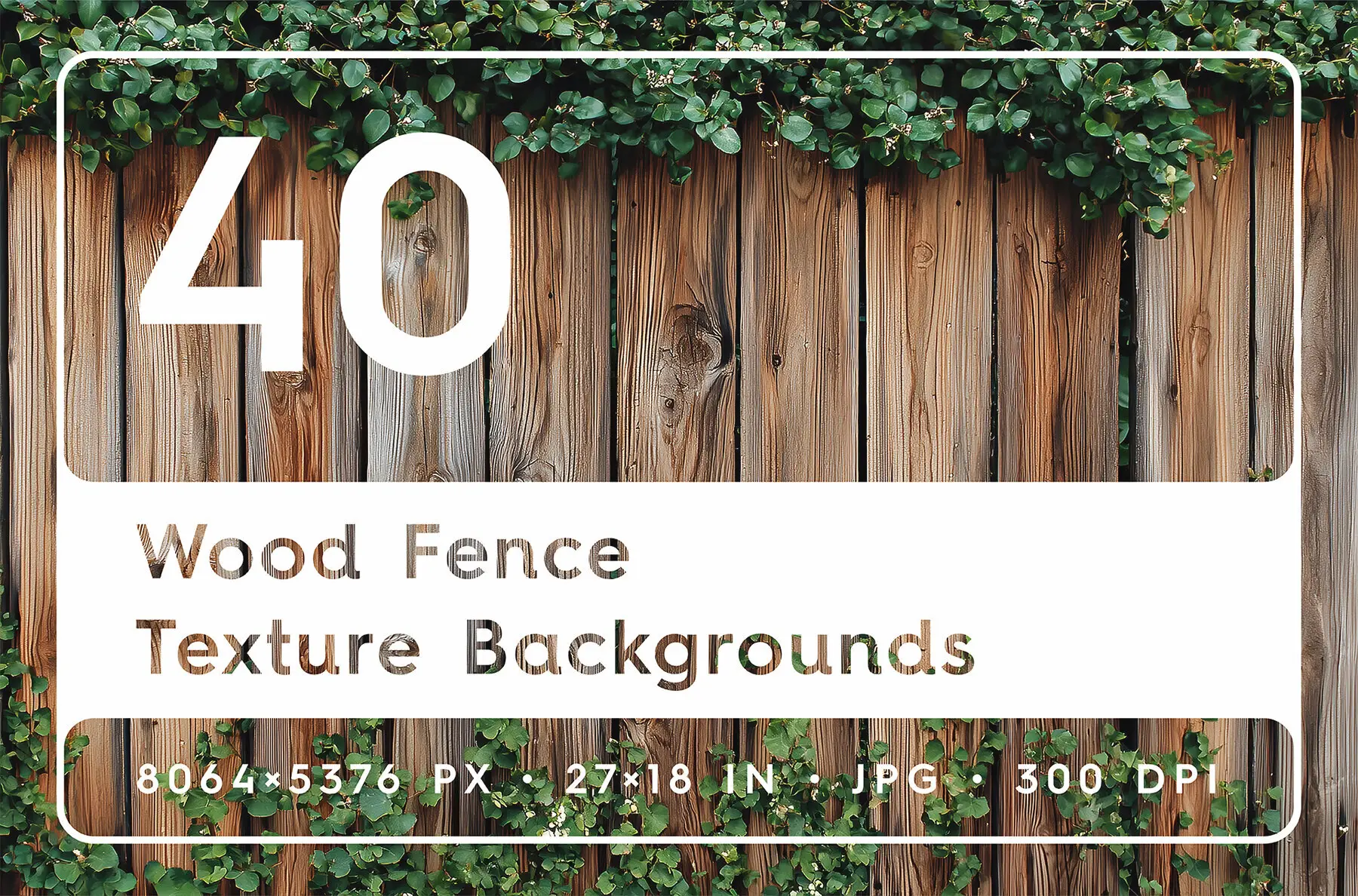 40 Wood Fence Texture Backgrounds