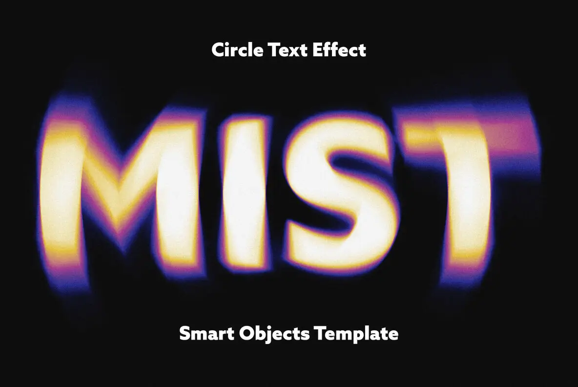 Circle Blur Text Effect