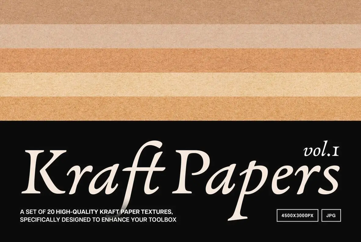 Kraft Paper Textures Vol. 1