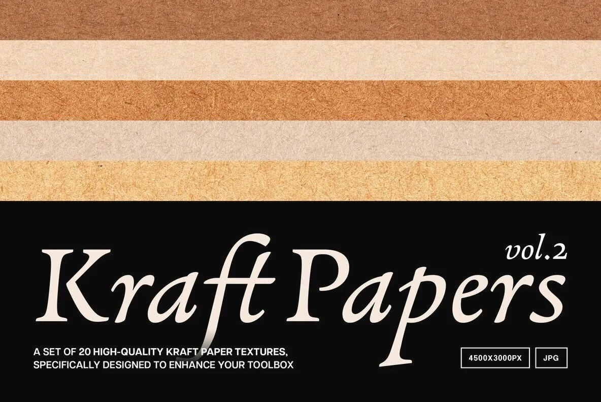 Kraft Paper Textures Vol. 2