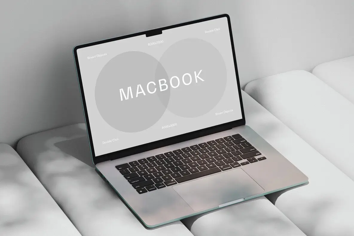 Modern Macbook Air Mockup