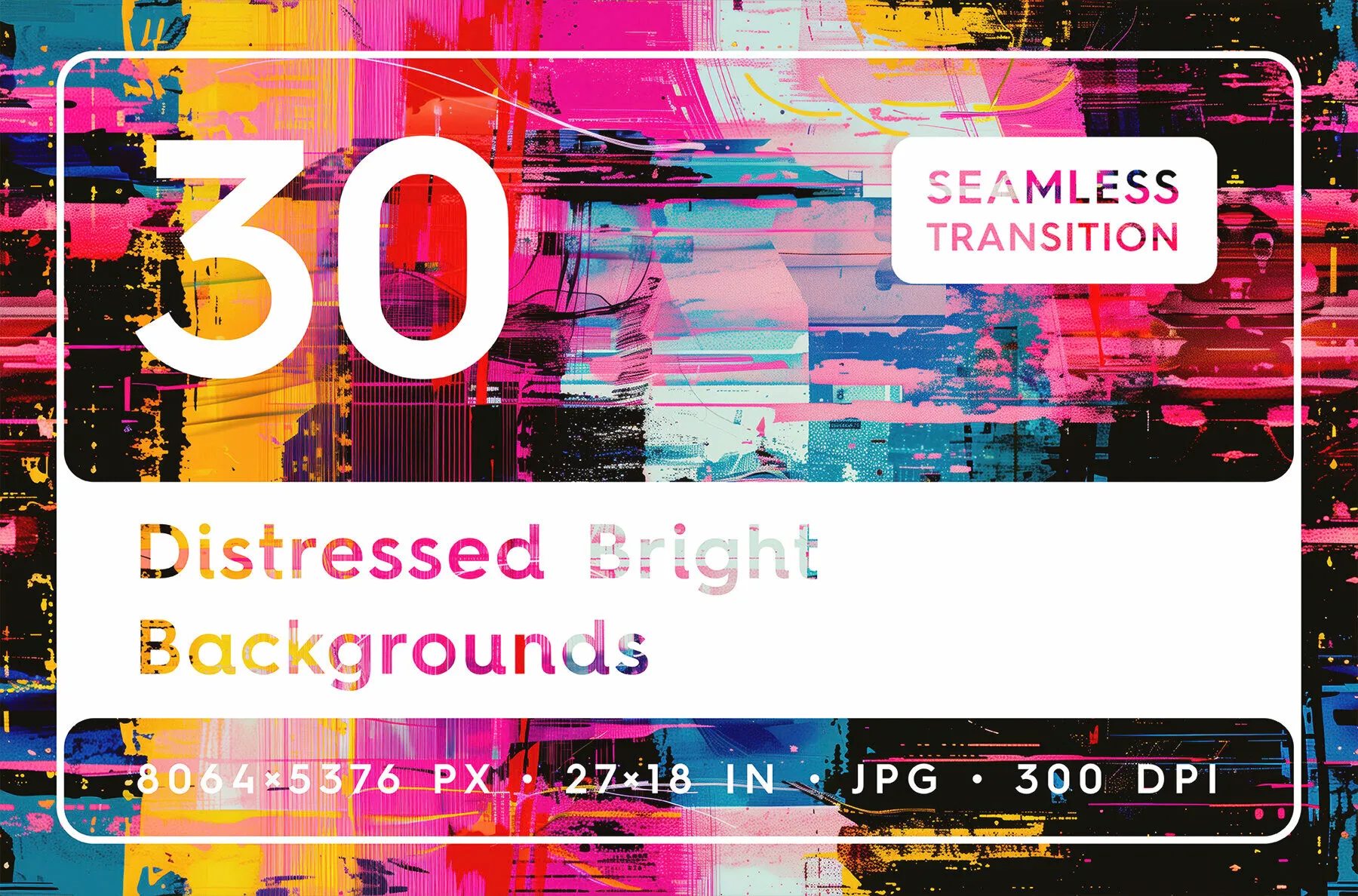 30 Distressed Bright Backgrounds