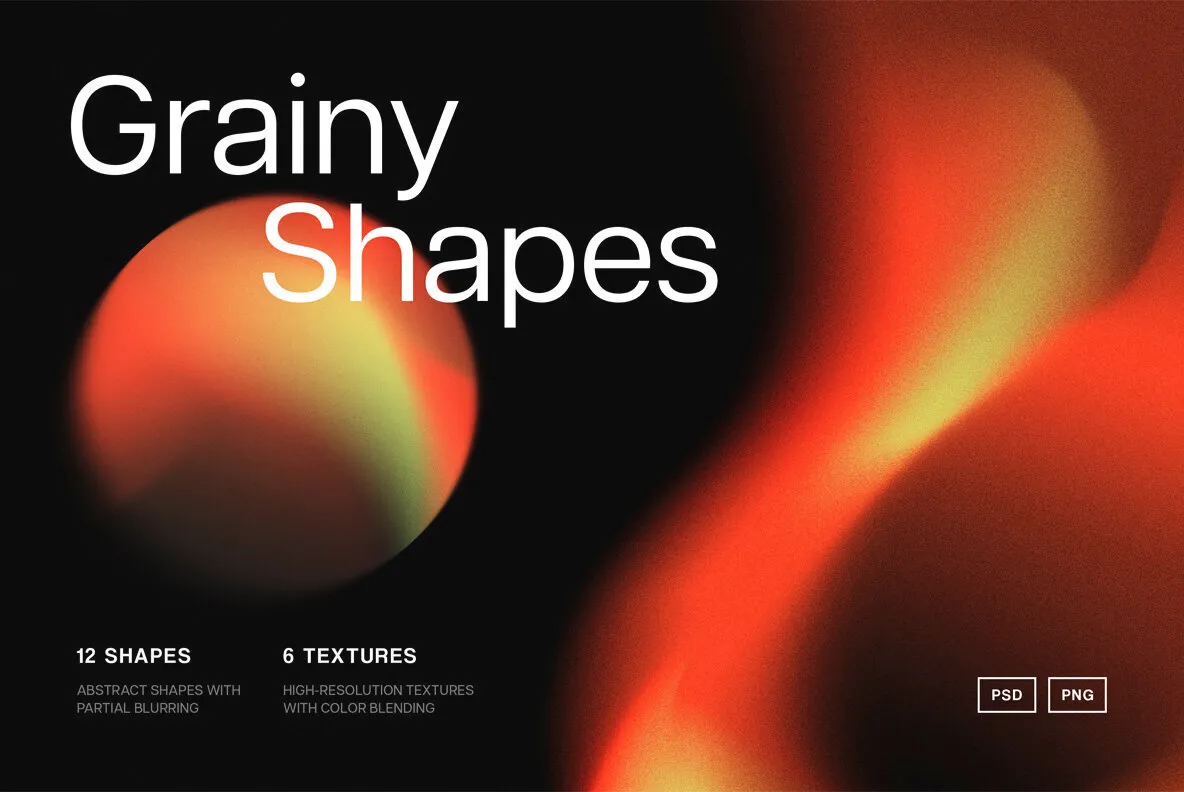 Blended Gradient Shapes Collection