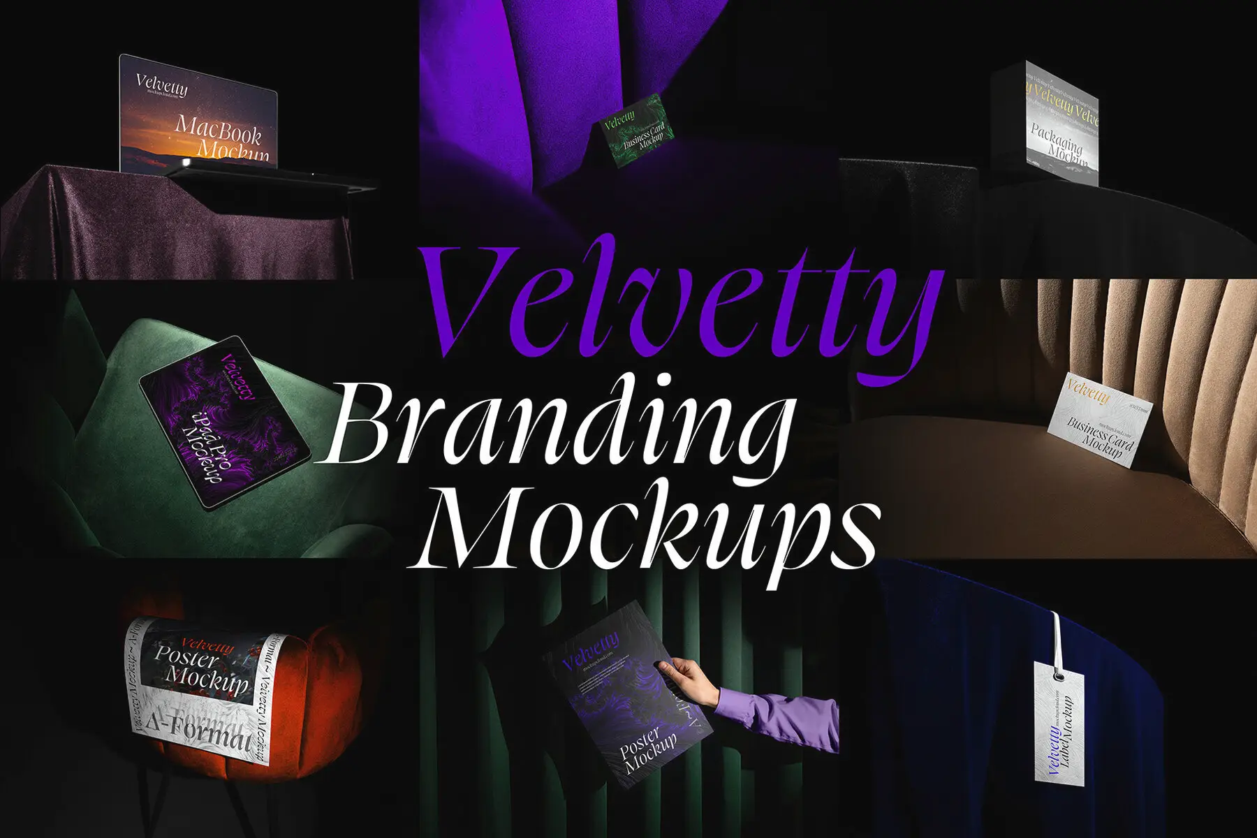 Velvetty Branding Mockups Bundle