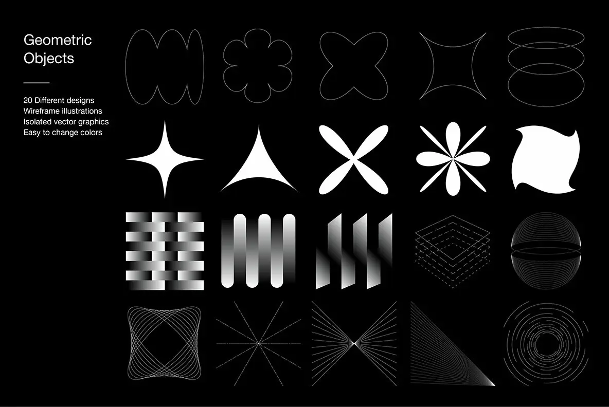 Geometric Gradient Graphics - YouWorkForThem