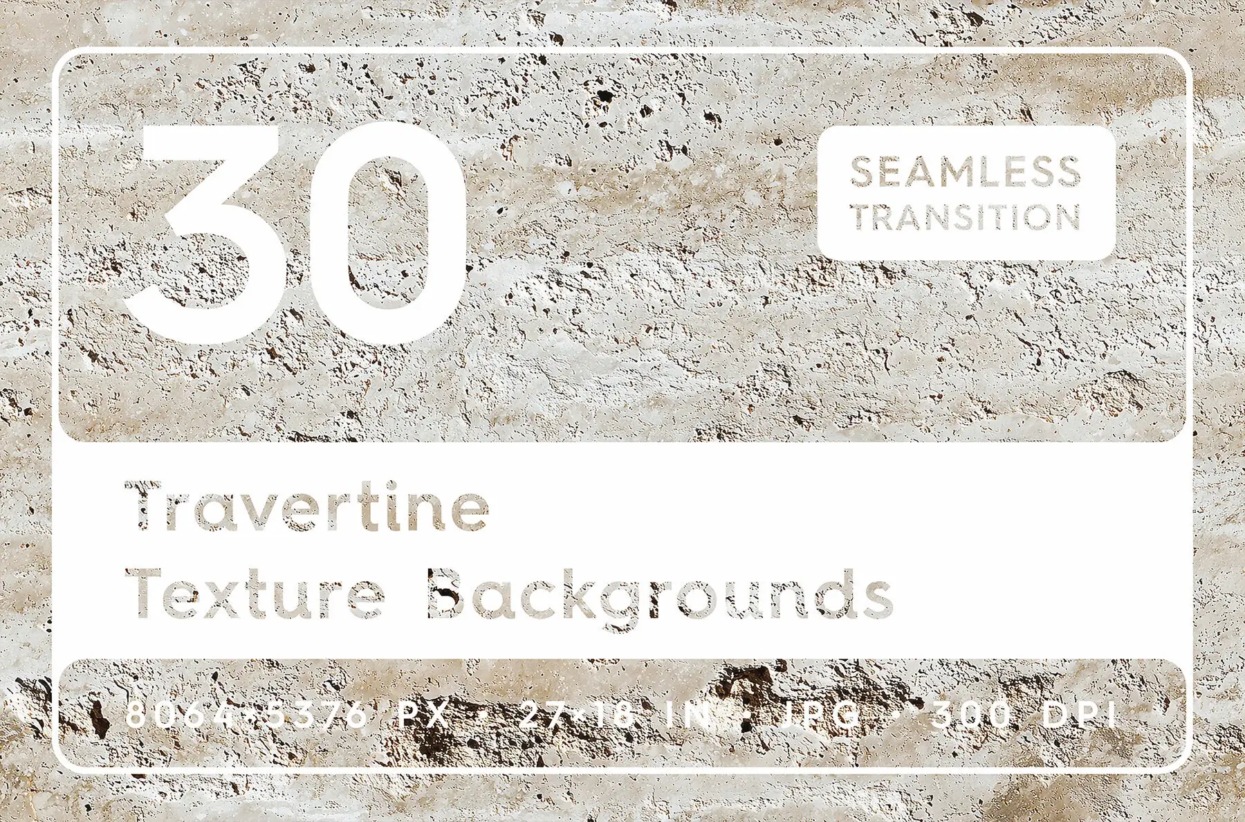 30 Travertine Texture Backgrounds