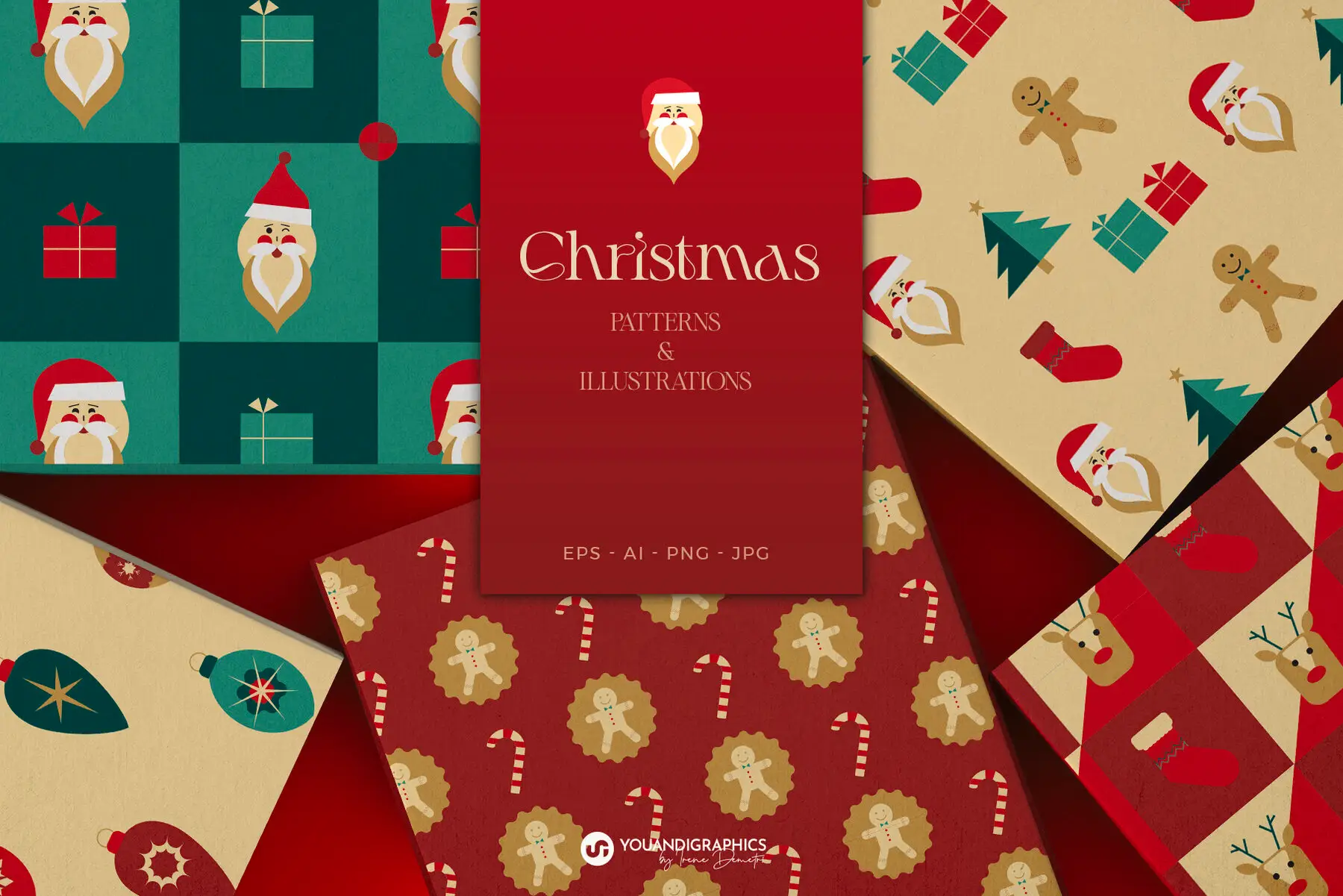 Christmas Patterns & Illustrations