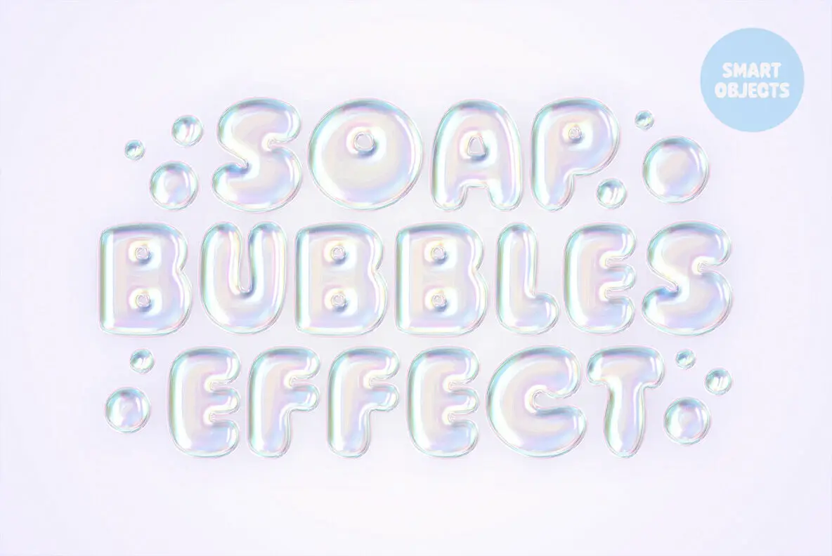 Soap Bubbles Text & Logo Effect