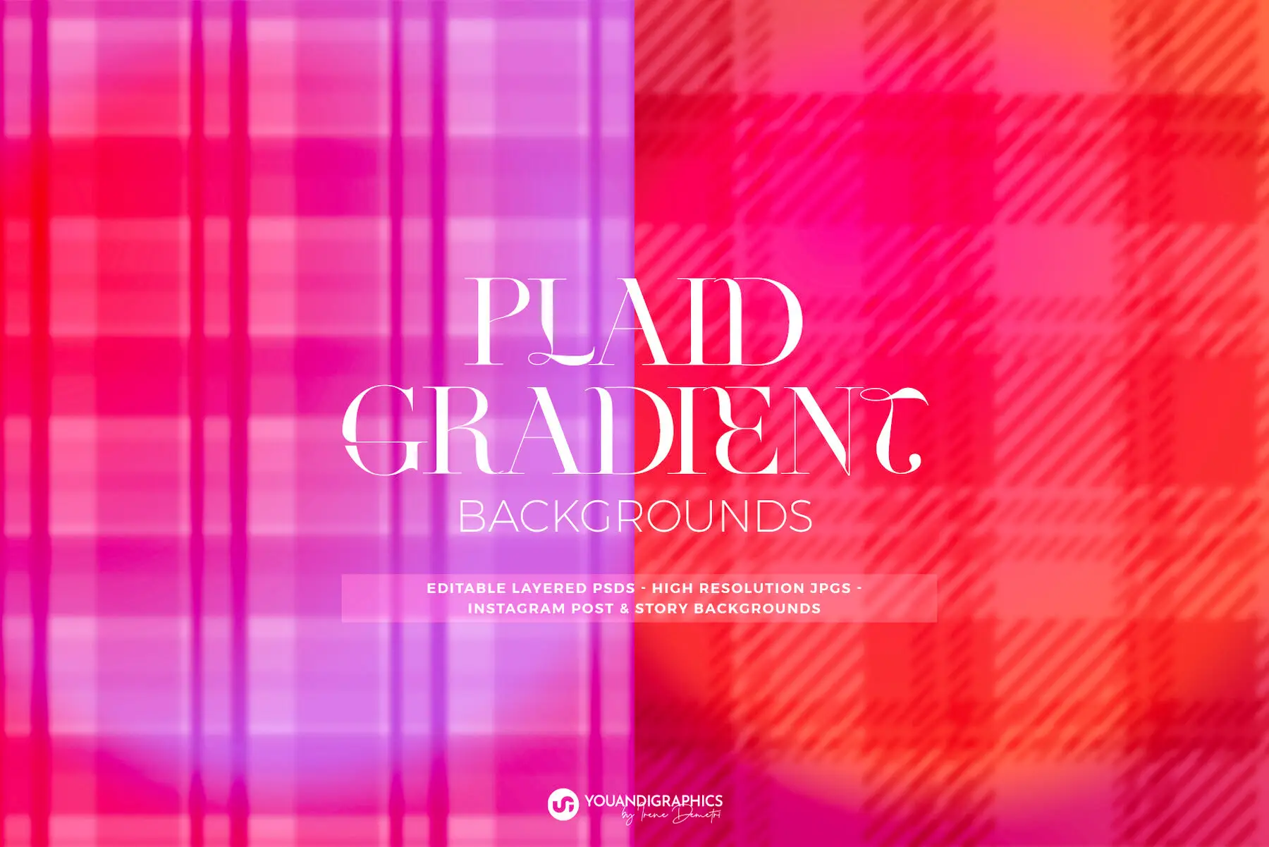 Plaid Gradient Backgrounds