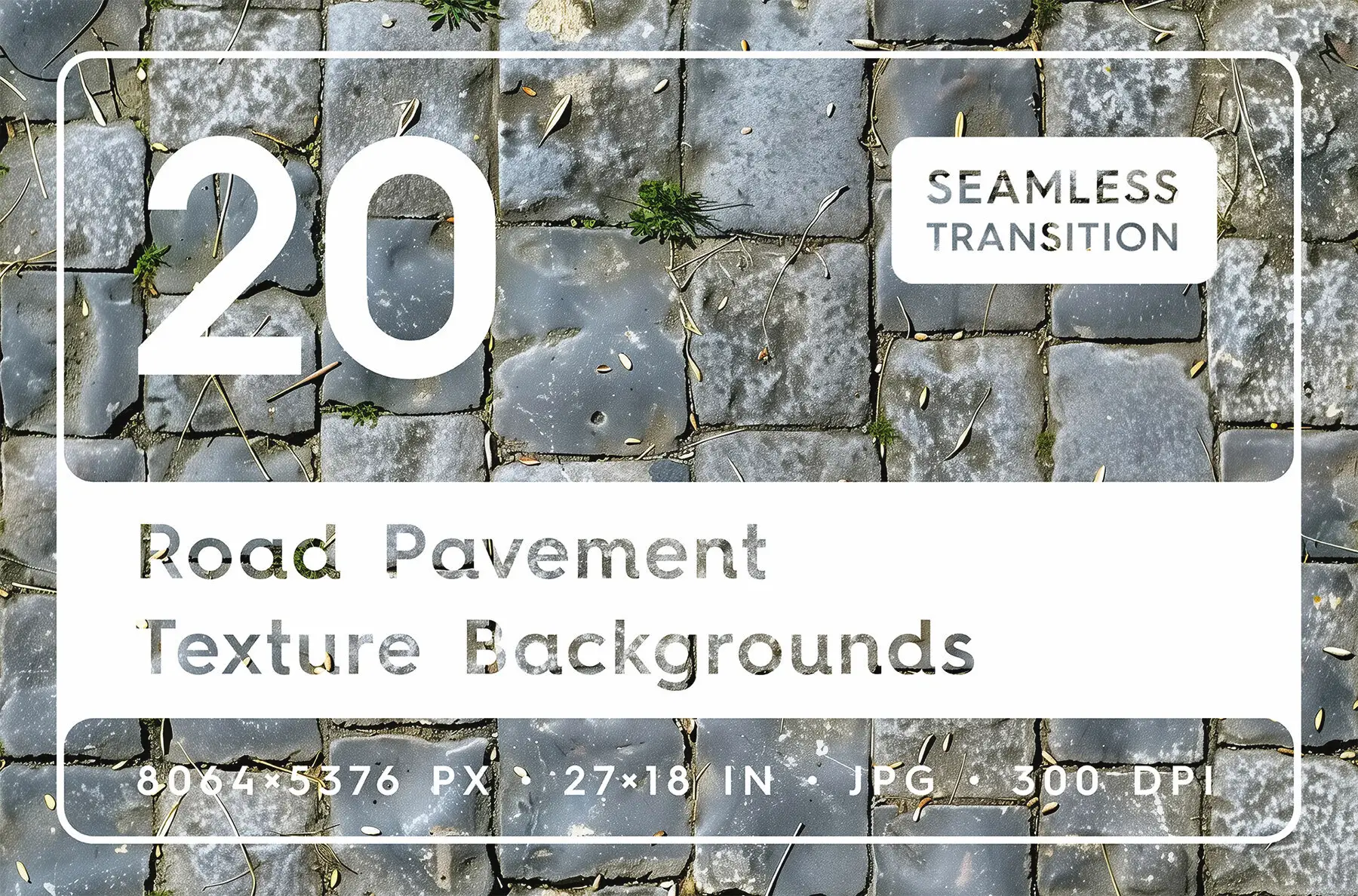 20 Road Pavement Texture Backgrounds