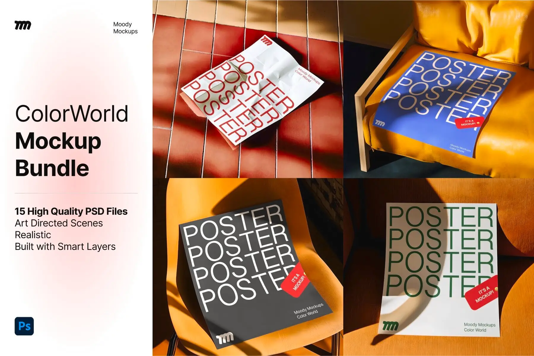 15 ColorWorld Mockups Bundle