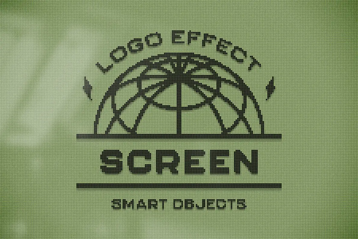 LCD Screen Text and Logo Effect