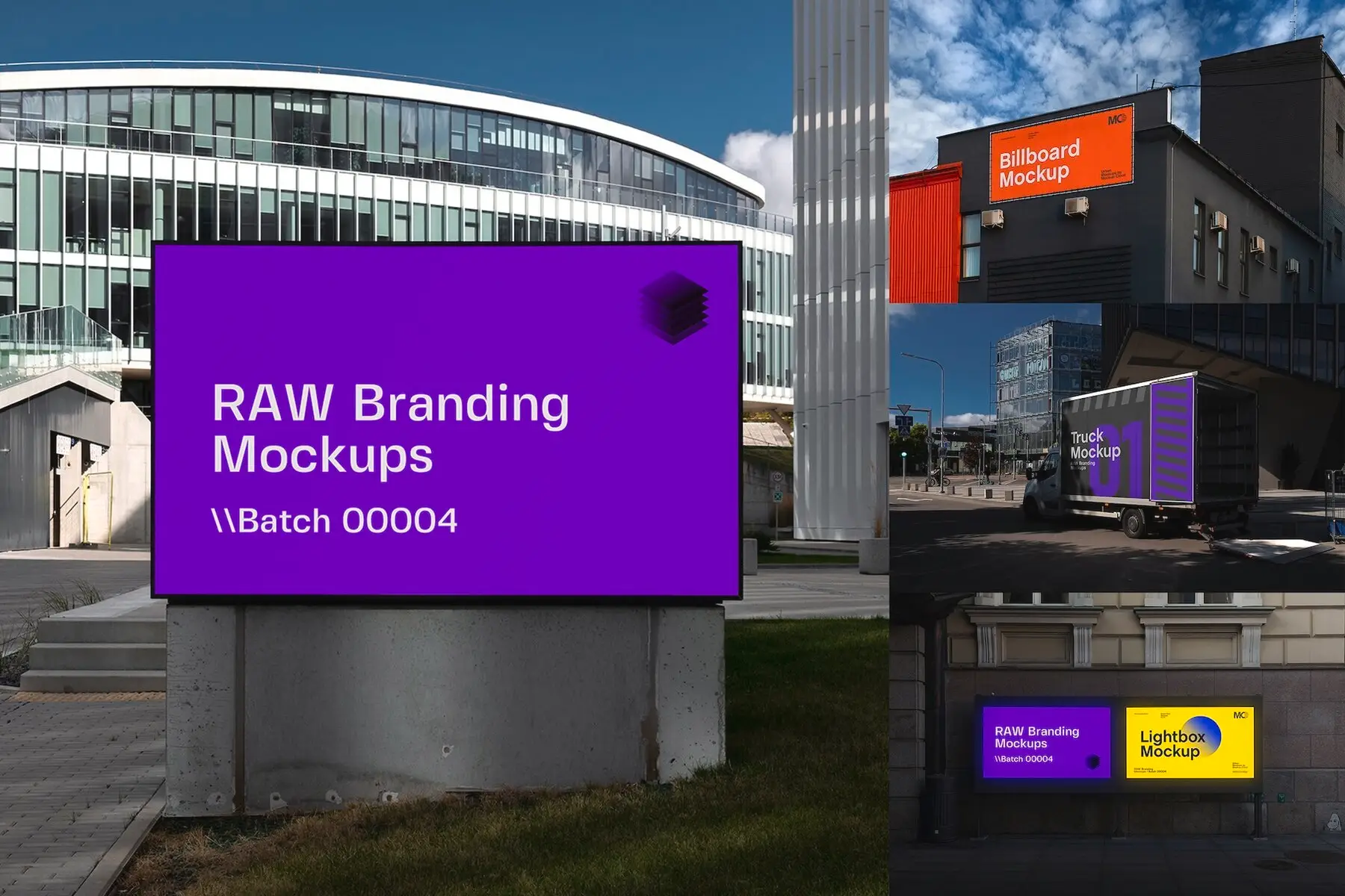 City Branding Billboard Mockups - RAW Series 2