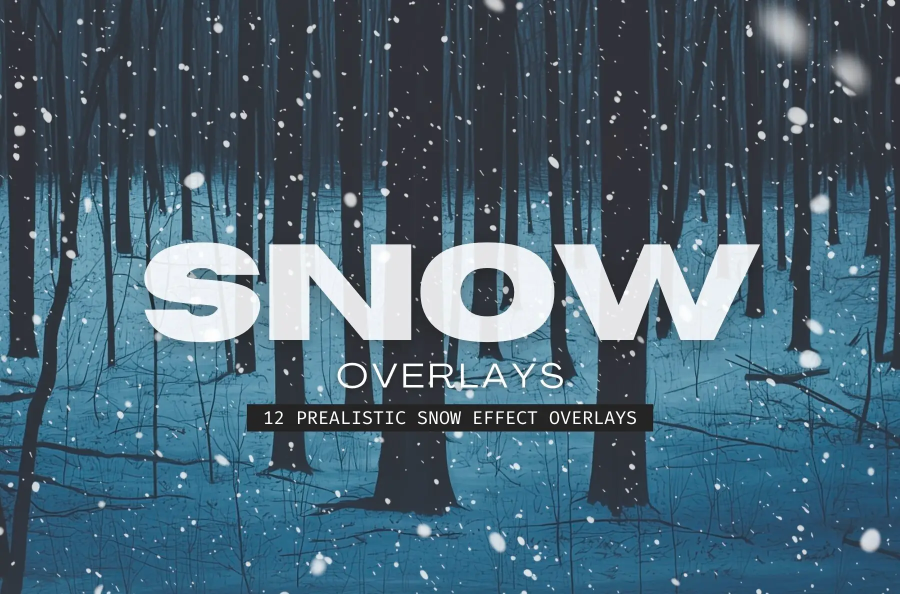 12 Realistic Snow Overlays