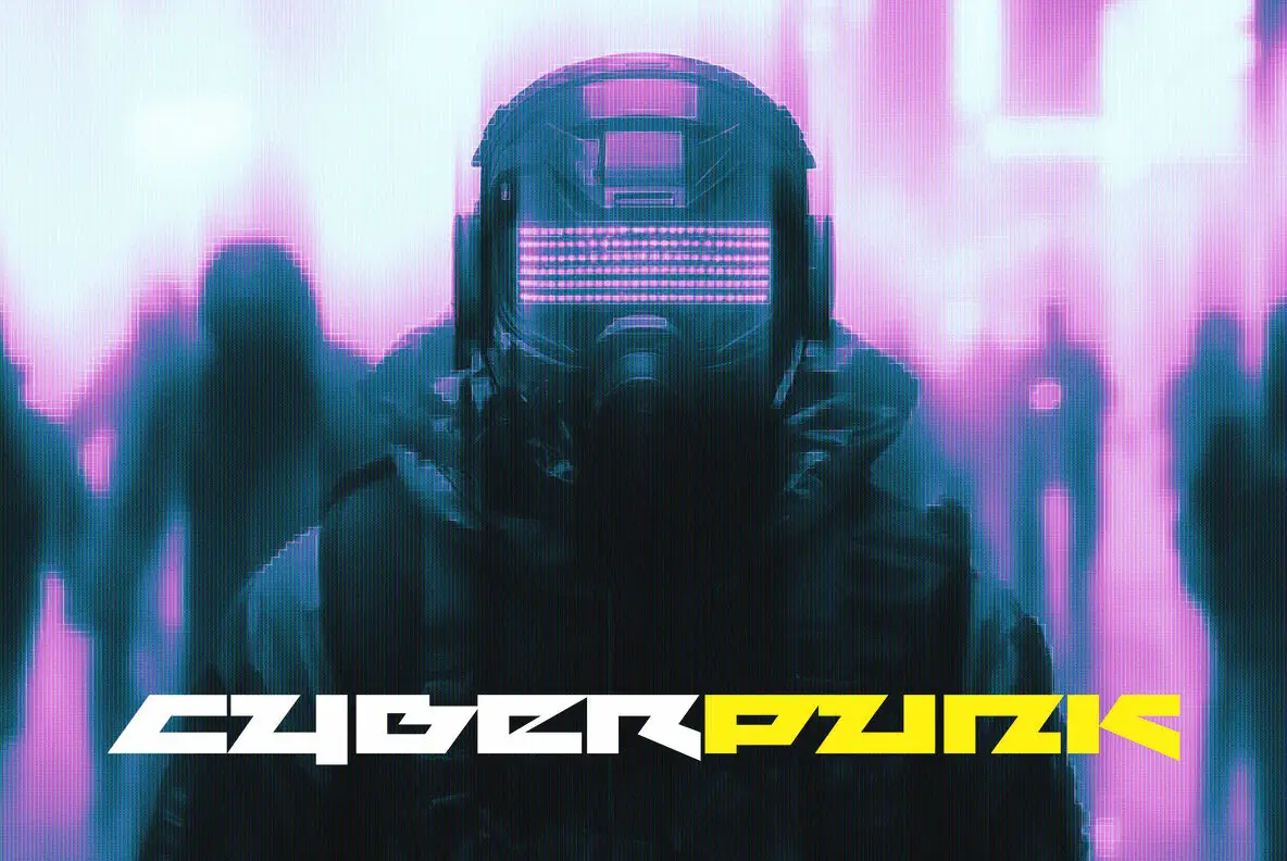 Cyberpunk Motion Photo Effect