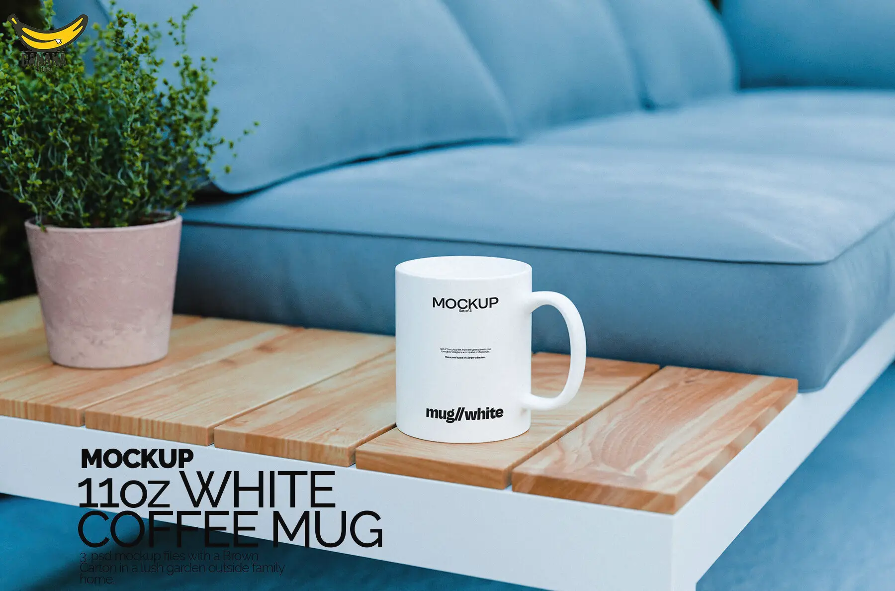 11oz Sublimation White Coffee Mug Mockup Bundle