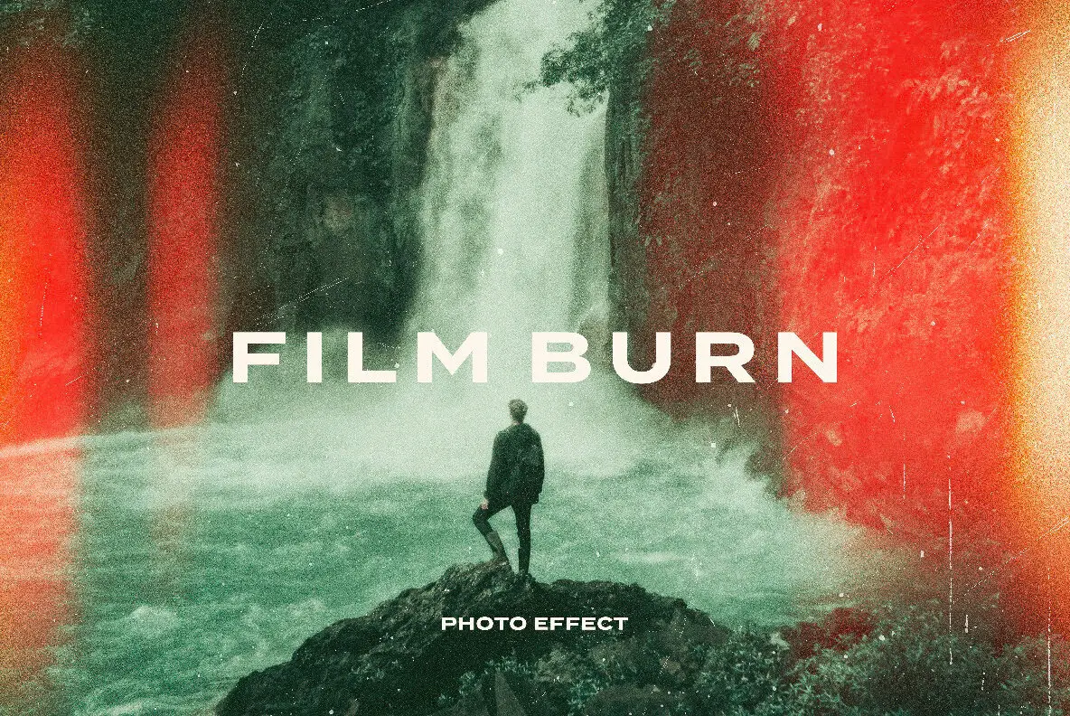 Film Burn Photo Effect