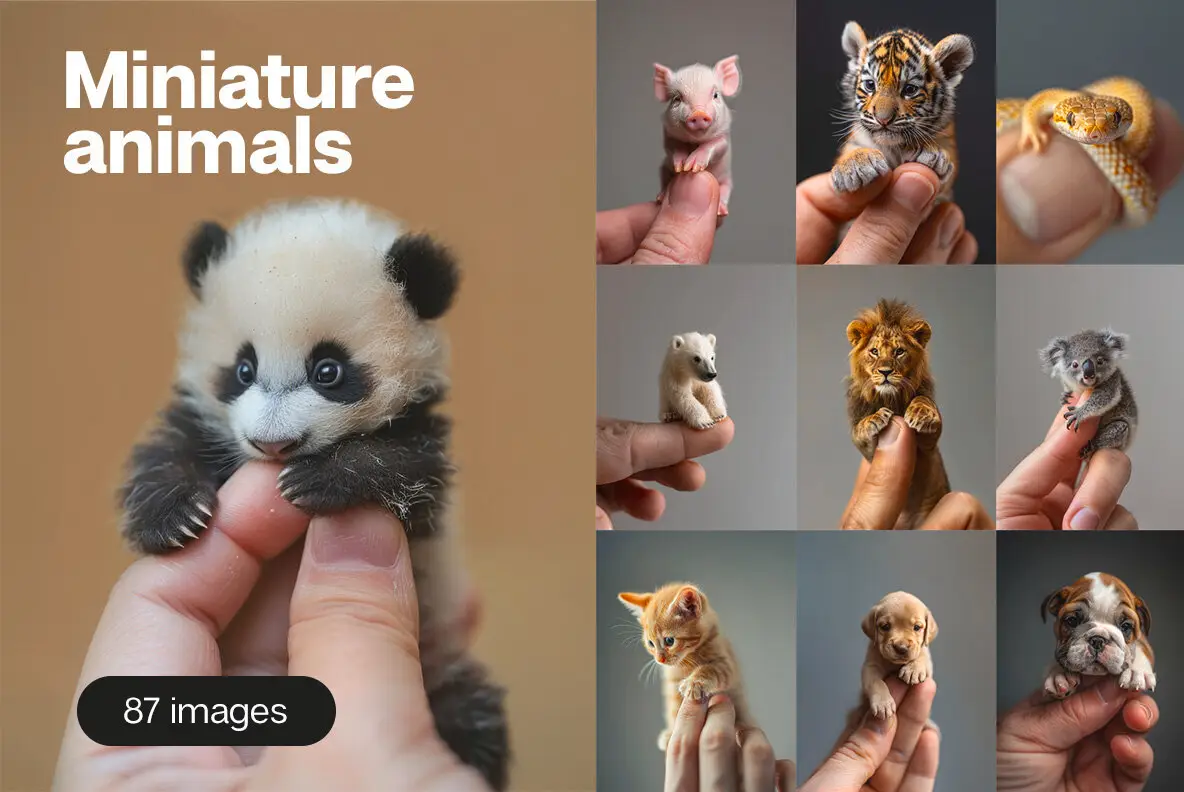 Miniature animals