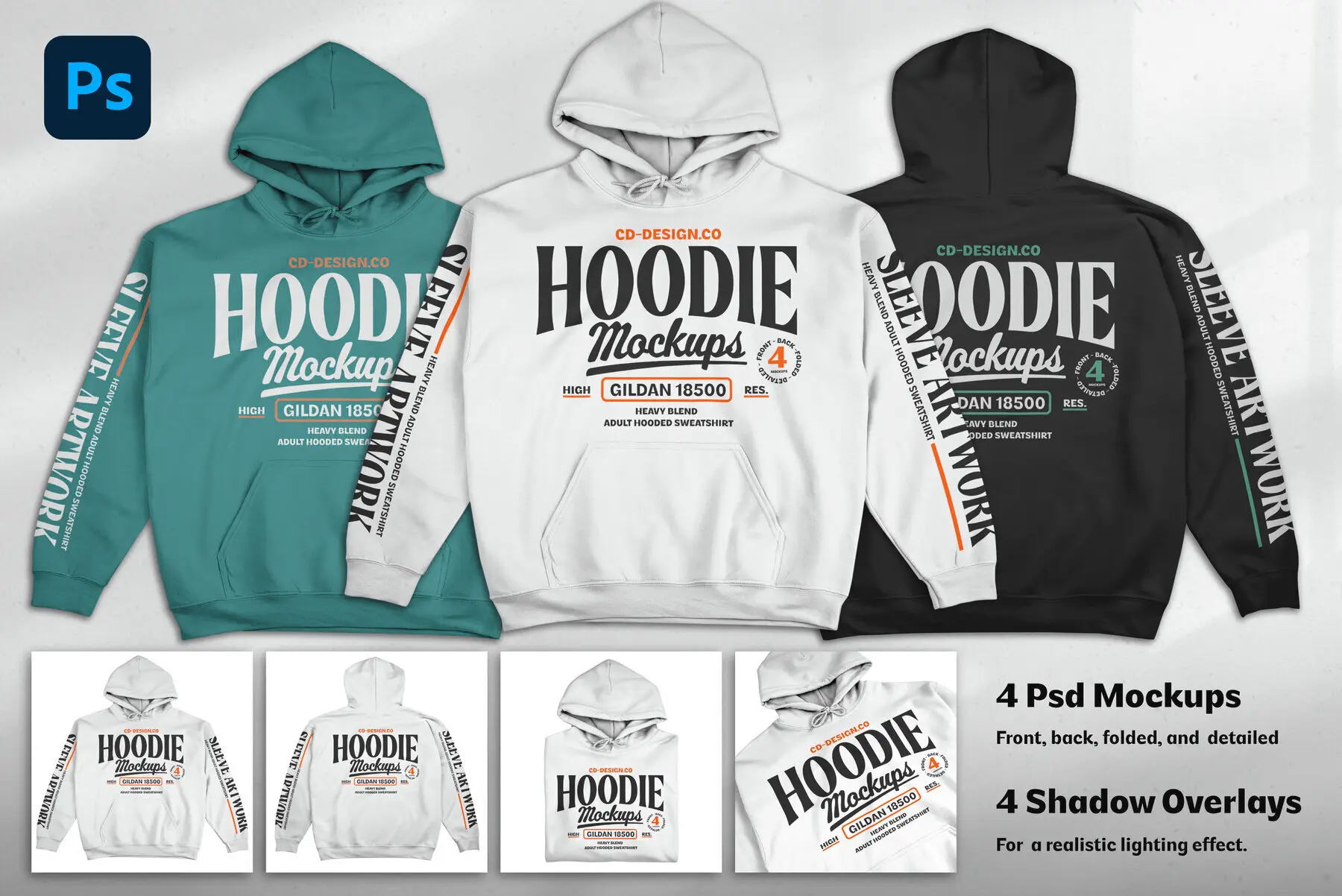 Hoodie Mockup Bundle