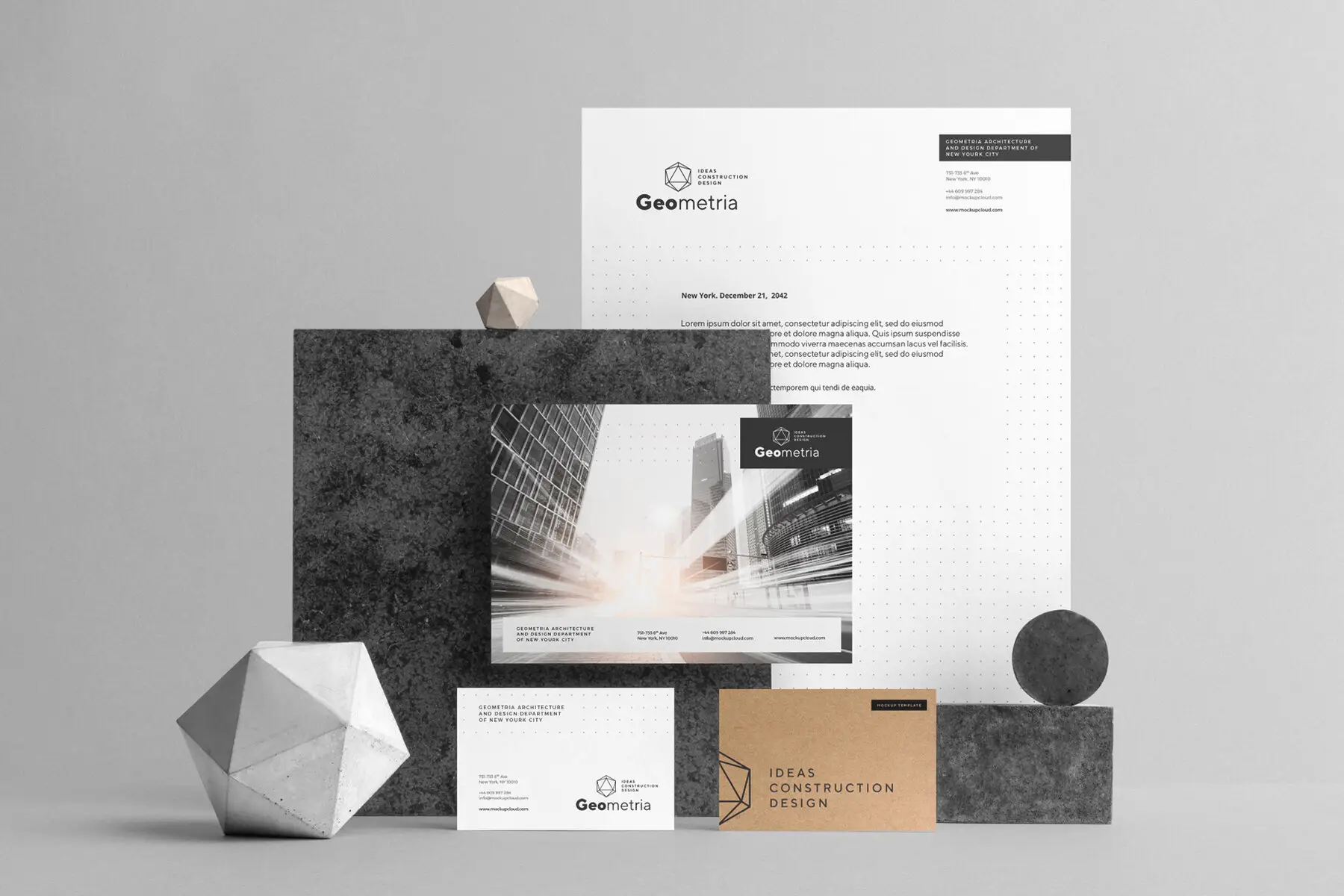 Geometria Branding Mockups Kit v.1