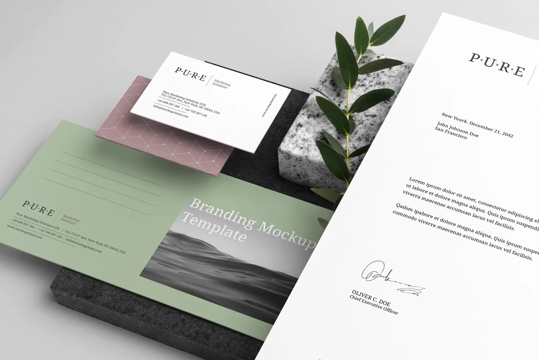 Pure Branding Mockups Kit Vol.1