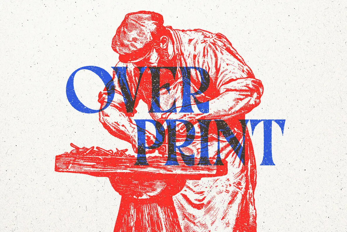 Vintage Overprint Effect