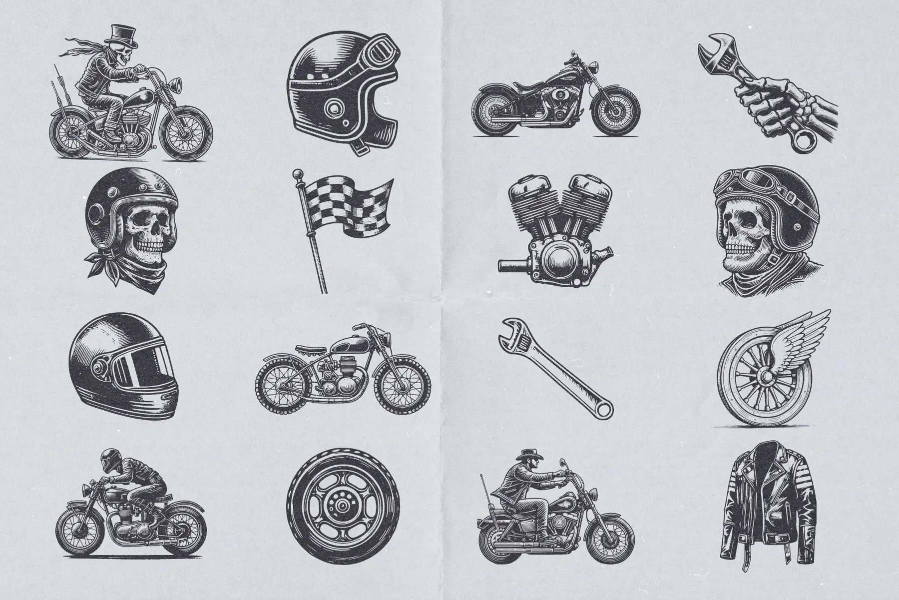 Ride Free Motorcycle Illustrations Graphics - YouWorkForThem