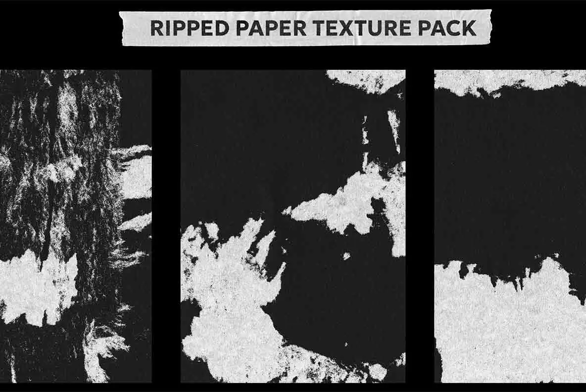 Distressed Ripped Paper Texture Pack