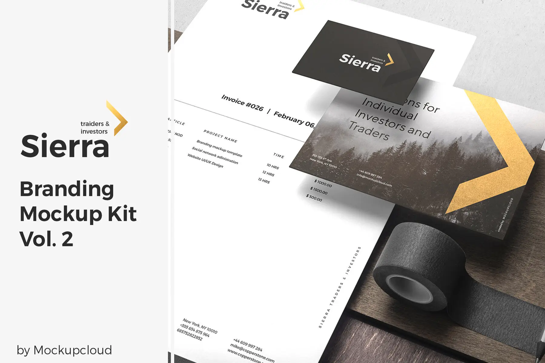 Sierra Branding Mockups Kit Vol.2