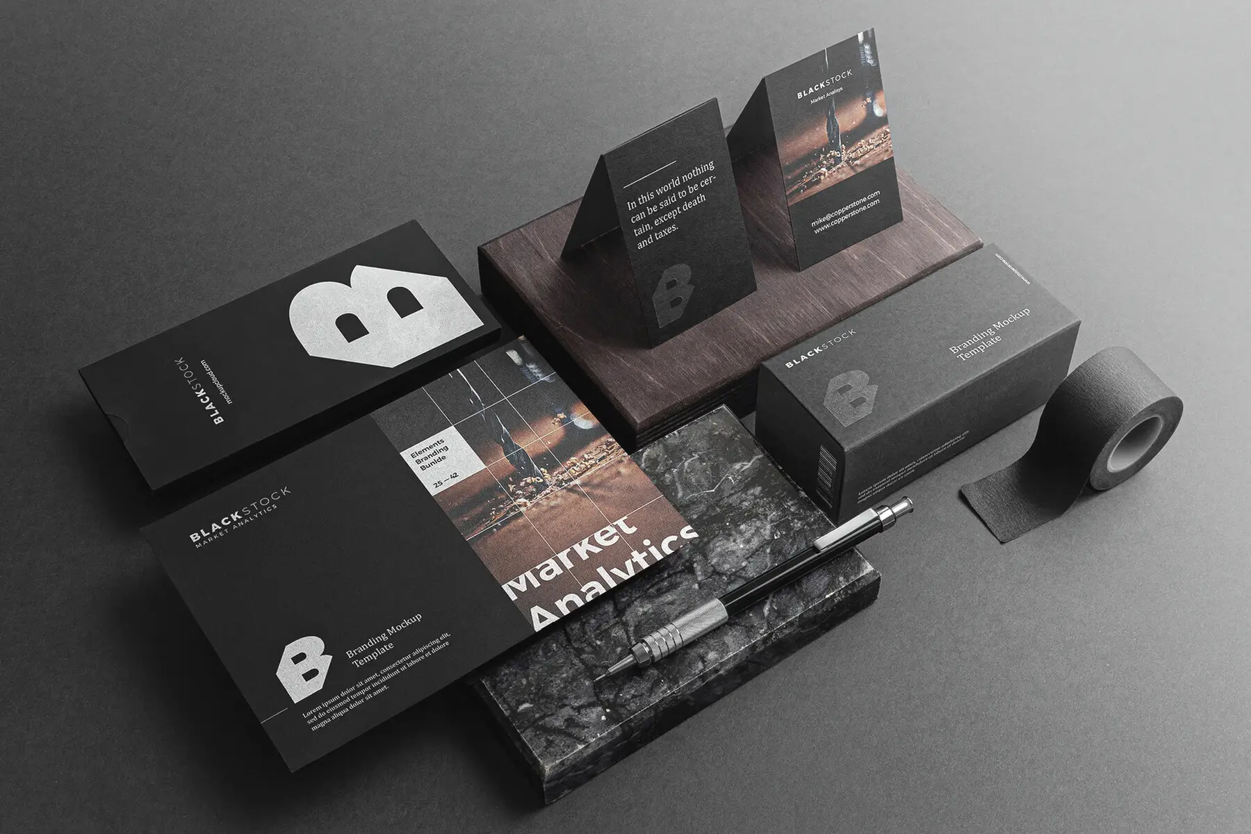 Blackstock Branding Mockups Kit Vol.2