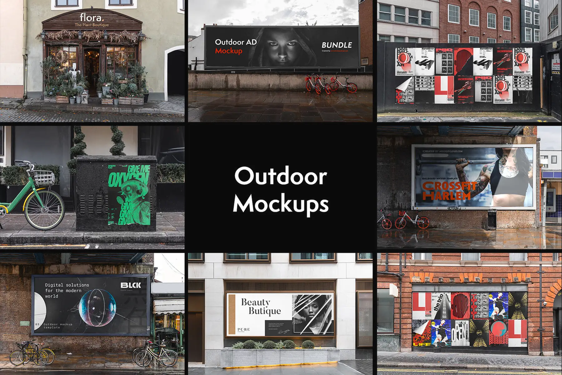 Billboards and Posters Mockups Kit